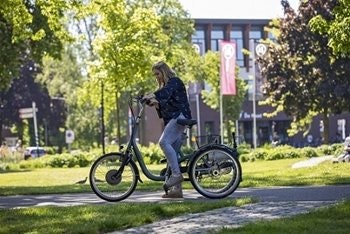 Rahmenhöhe des Maxi-Dreirads von Van Raam
