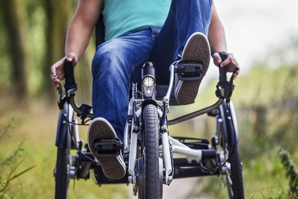 Van Raam tricycle Easy Sport with the handlebar below