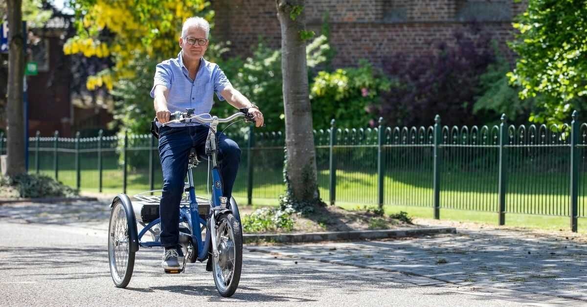 Unique riding characteristics of the Van Raam Midi tricycle