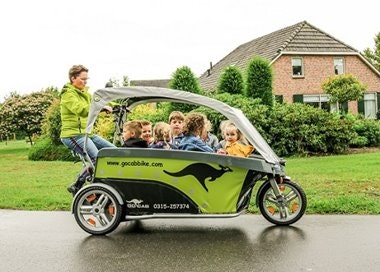 gocab fahrradtaxi für kindergarten mit begleiter