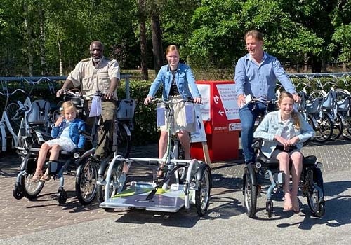 New Van Raam bicycles delivered to Park Hoge Veluwe