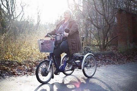 Radfahren bei Arthrose im Knie auf einem Van Raam Spezialfahrrad