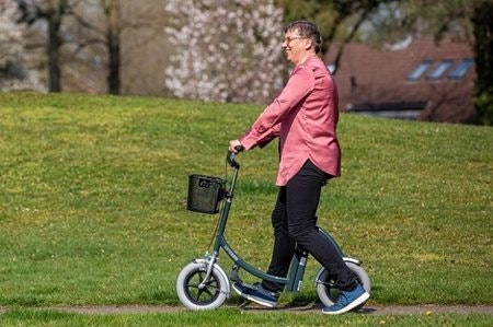 City Laufhilfe Radfahren mit COPD Lungenerkrankung Van Raam