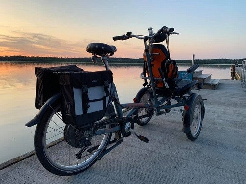 van raam opair wheelchair bike in iceland