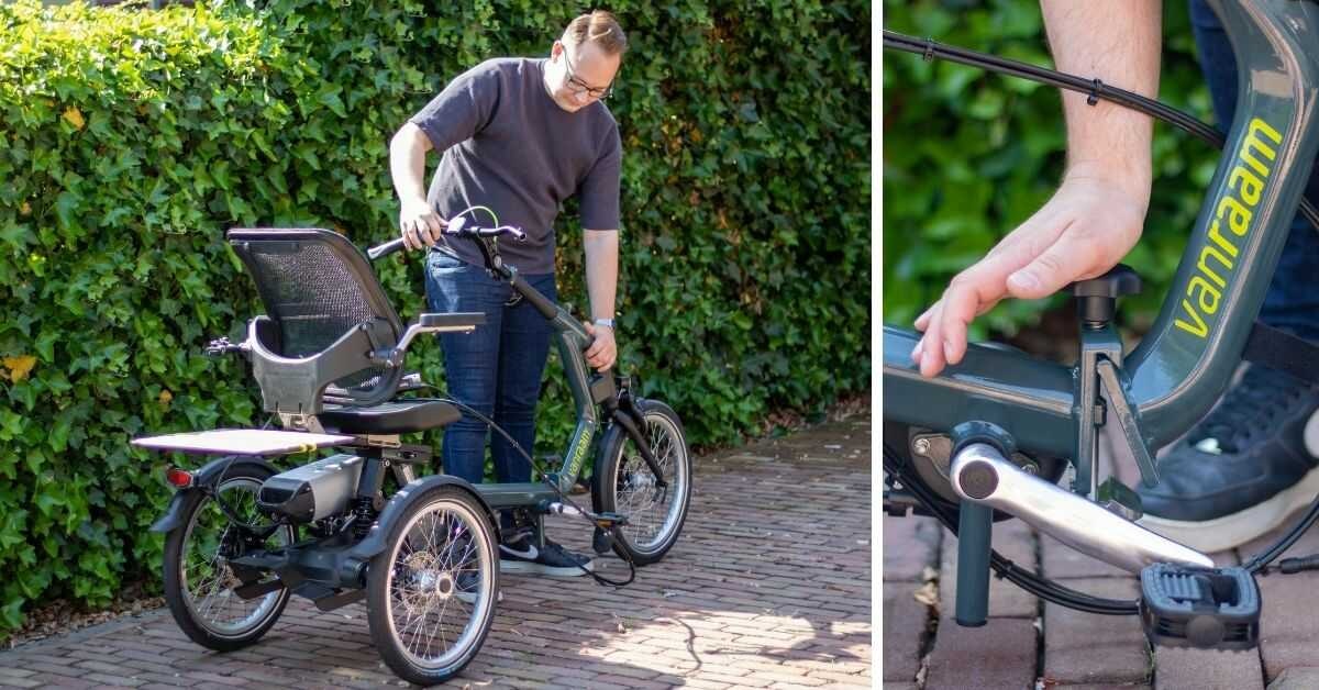 folding tricycle by van raam