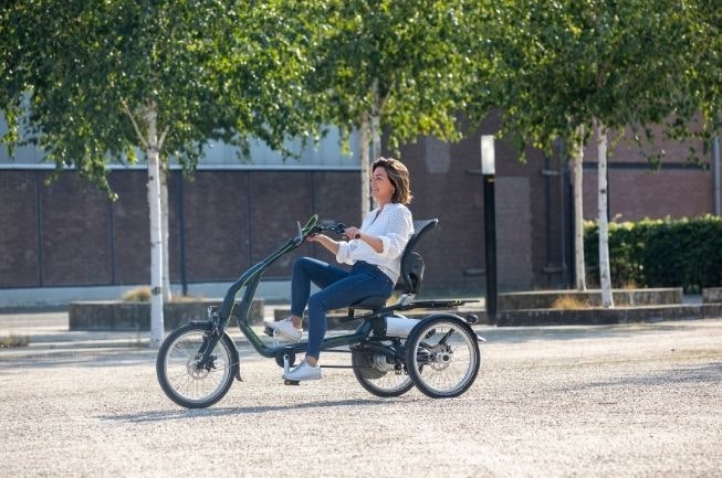 tricycle with seating and low step through easy rider