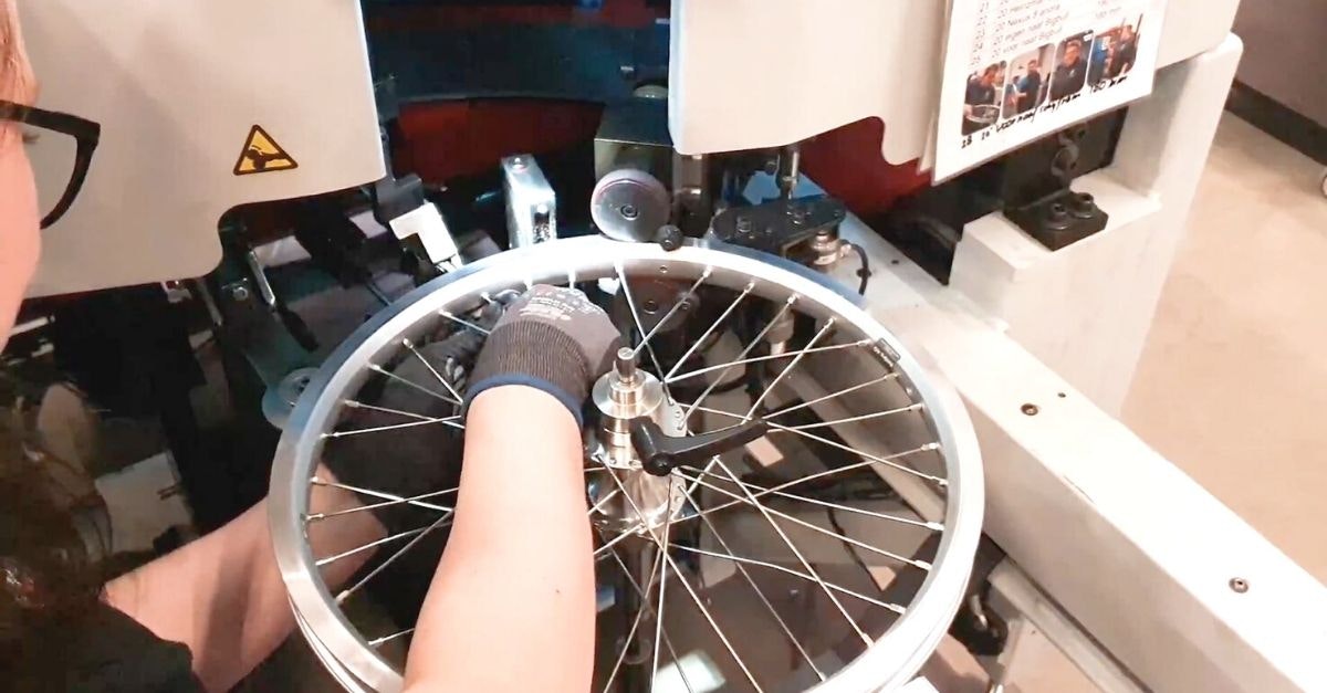How does Van Raam make a wheel for adapted bicycles