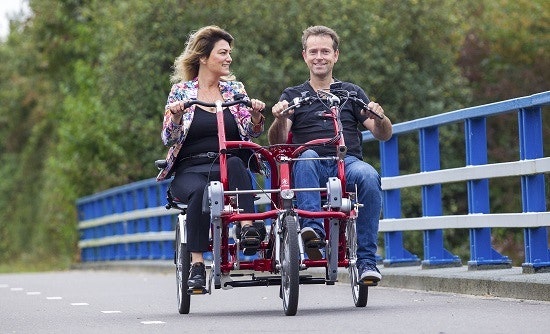 side by side tandem bike fun2go