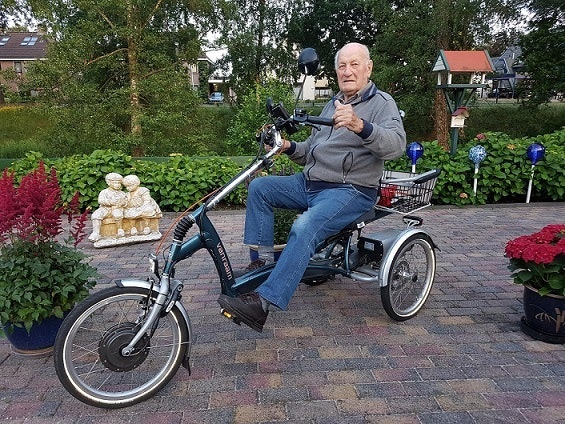 de driewielfiets van raam easy rider