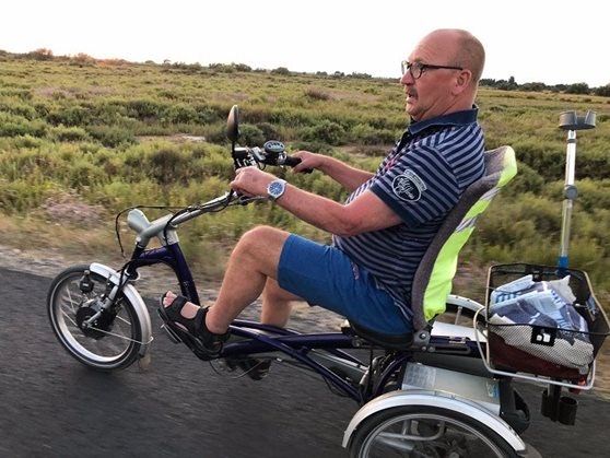 Experience utilisateur le tricycle pour les adultes Easy Rider dans la nature Monsieur Reuvers
