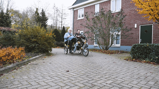 Benutzererfahrung Duo Fahrrad Fun2Go Pflegeorganisation Estinea