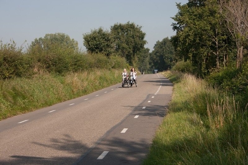 User experience Van Raam side-by-side tandem Fun2Go - Jetske, mother and daughter