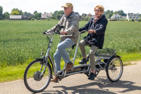 Kundenerfahrung Twinny Plus Tandem Dreirad  Van Raam - Familie Groot