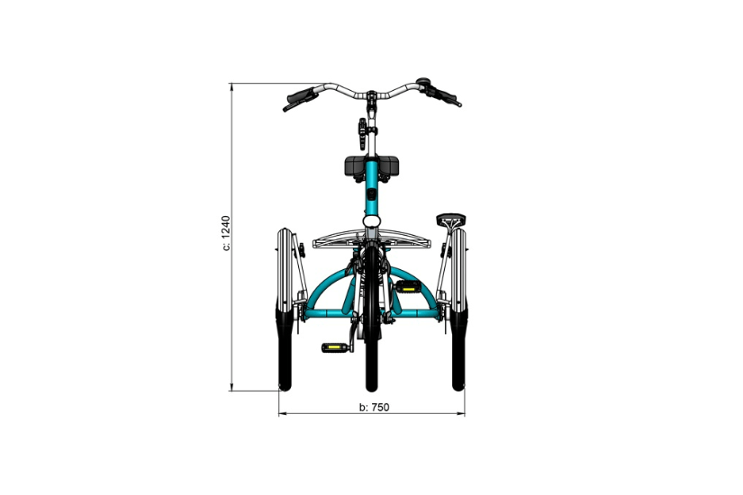 Measurements Van Raam Maxi Front