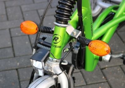 Ein Blinker an Ihrem Van Raam Fahrrad