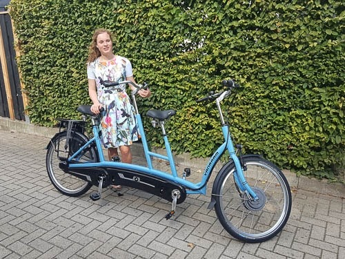 Van Raam electric tandem Twinny customer experience Anne