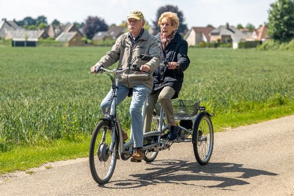 klantervaring 3 wiel tandem twinny plus van raam - Groot