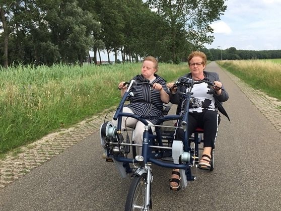 duo bike fun2go threewheel tandem van raam petra hazebroek