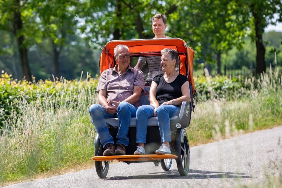 transportfahrräder van raam