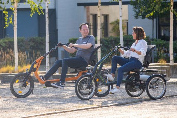 Van Raam Easy Rider tricycle with adapted frame height