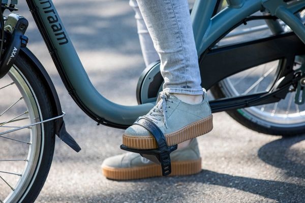 Option cale pied avec sangle pour vélo adapté Van Raam