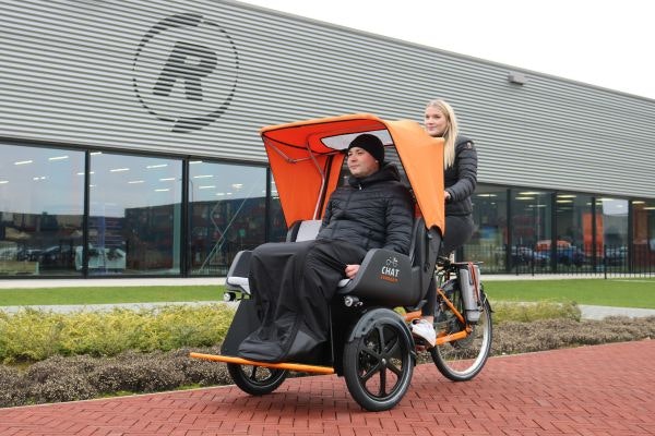 Beenkleed Chat riksja fiets Van Raam