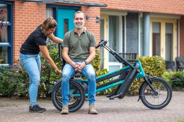 Optie draaibare stoel Fun2Go duofiets Van Raam