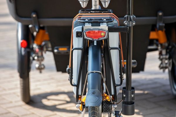 Chat riksja fiets met extra accupakket Slim Van Raam