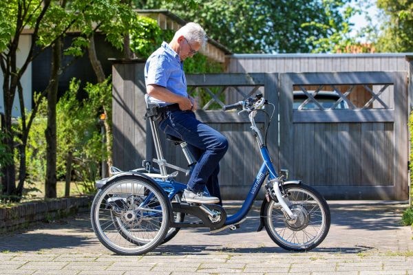 Van Raam Midi tricycle with optional backrest support