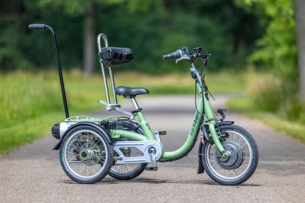 Option support du dos sur le tricycle pour enfants Van Raam Mini