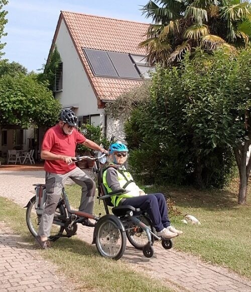 Kundenerfahrung OPair Rollstuhlfahrrad Raccanello