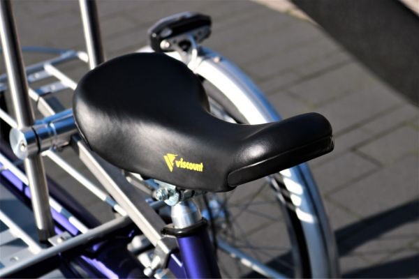 Option selle banane pour vélos adaptés Van Raam
