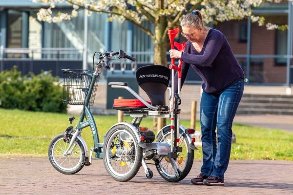 Porte-canne pour le vélo-scooter électrique Easy Go de Van Raam