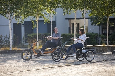 voordelen van raam easy rider driewielfiets makkelijk in te stellen