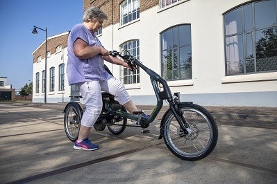 voordelen easy rider driewielfiets van raam lage instap