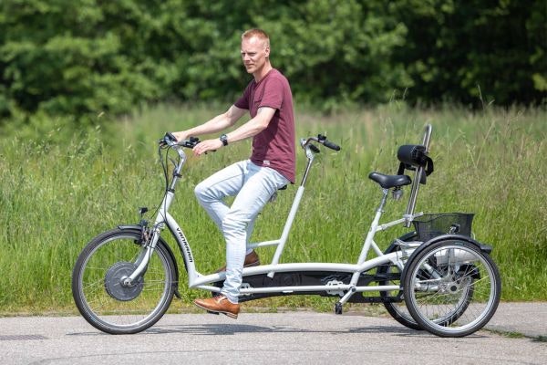 Van Raam Twinny Plus Tandem Dreirad für Erwachsene mit Vorderachslenkung