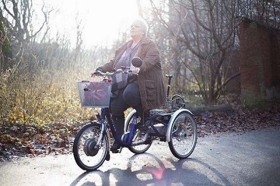 Cycling with knee osteoarthritis on a Van Raam special needs bike