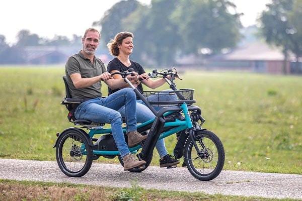 Fun2Go tandem fiets naast elkaar