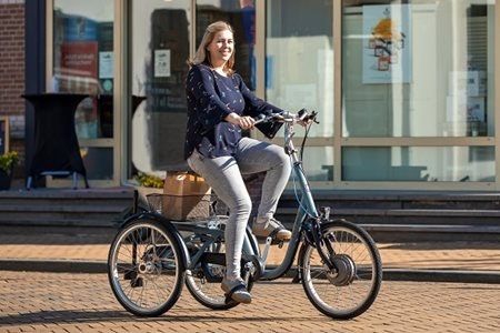 Maxi tricycle Faire du vélo avec une maladie pulmonaire BPCO Van Raam