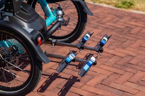 Option porte-fauteuil roulant vélo adapté Van Raam