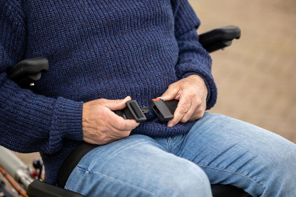 OPair rolstoel driewielfiets gordel Van Raam