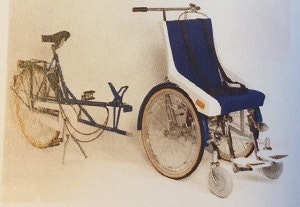 Introductie OPair1 rolstoelfiets (1991)