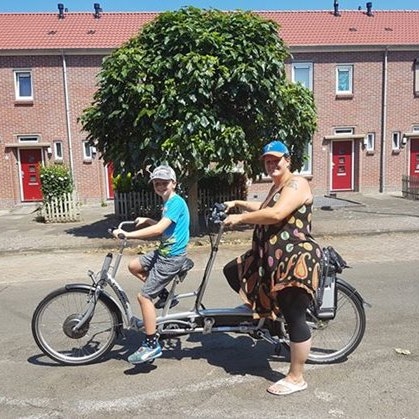 Gebruikerservaring tweewieltandem Twinny - Danielle Felling-Claesen Gebruikerservaring tweewieltandem Twinny - Danielle Felling-Claesen