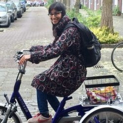 Customer experience tricycle Midi Rosita Rampertaap