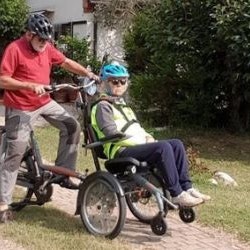Customer experience OPair wheelchair cycle Raccanello
