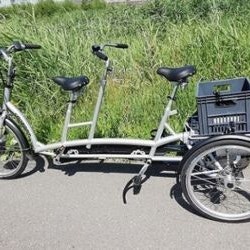 Customer experience twinny plus tricycle tandem annemarie
