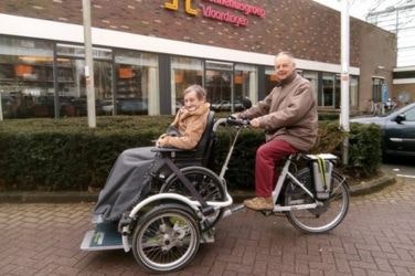 User experience wheelchair transport bike VeloPlus - Ton van Baaren