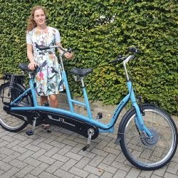 Customer experience electric tandem Twinny Anne Verhoeven