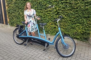 Customer experience electric tandem Twinny Anne Verhoeven