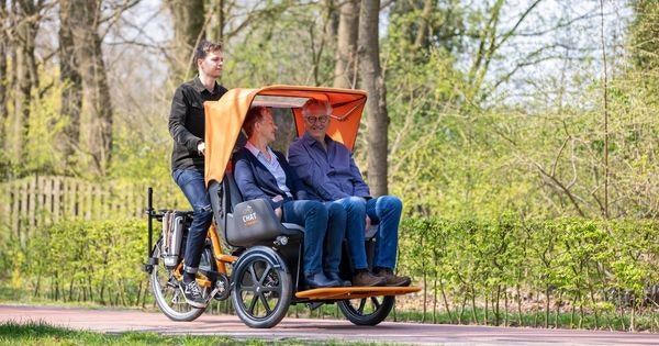 renting van raam special needs bikes in belgium chat rickshaw bike